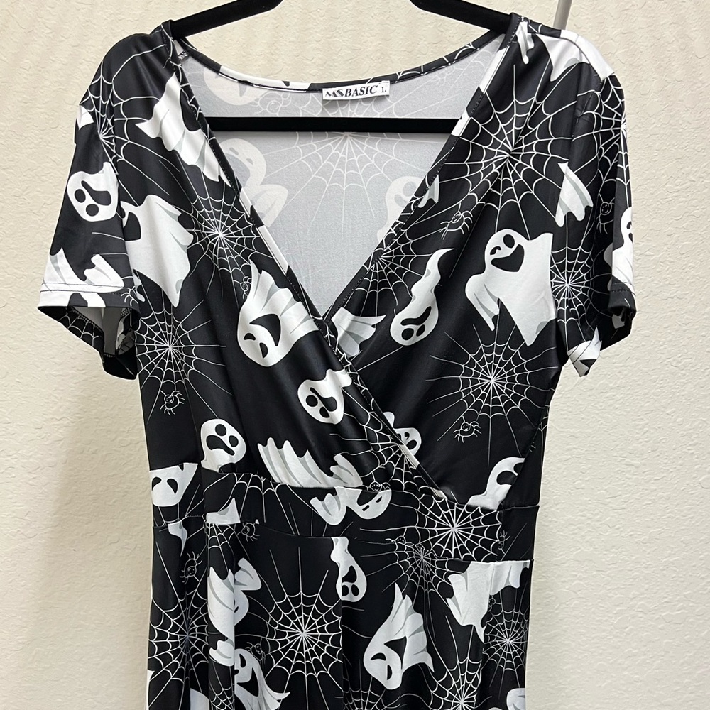 👻Spooky Ghost & Spiderweb Dress!👻